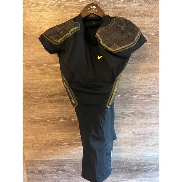 Nike Pro Combat shirt men size Large Black Army sports footbal jujitsu - Picture 1 of 9